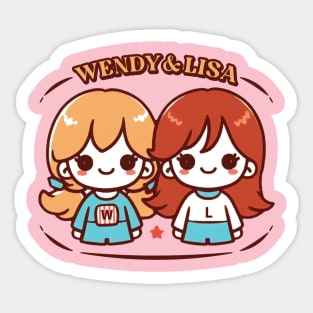 Wendy & Lisa // Fan Design Sticker